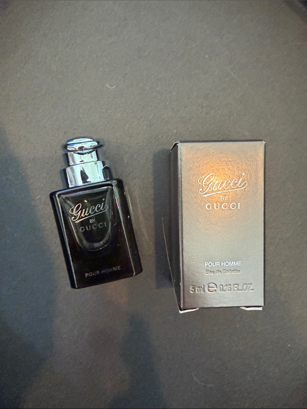 Gucci Pour Homme Mini Fragrance - Black with Silver Accents